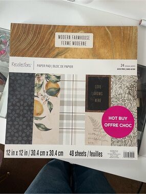 Modern Farmhouse Scrapbook Paper